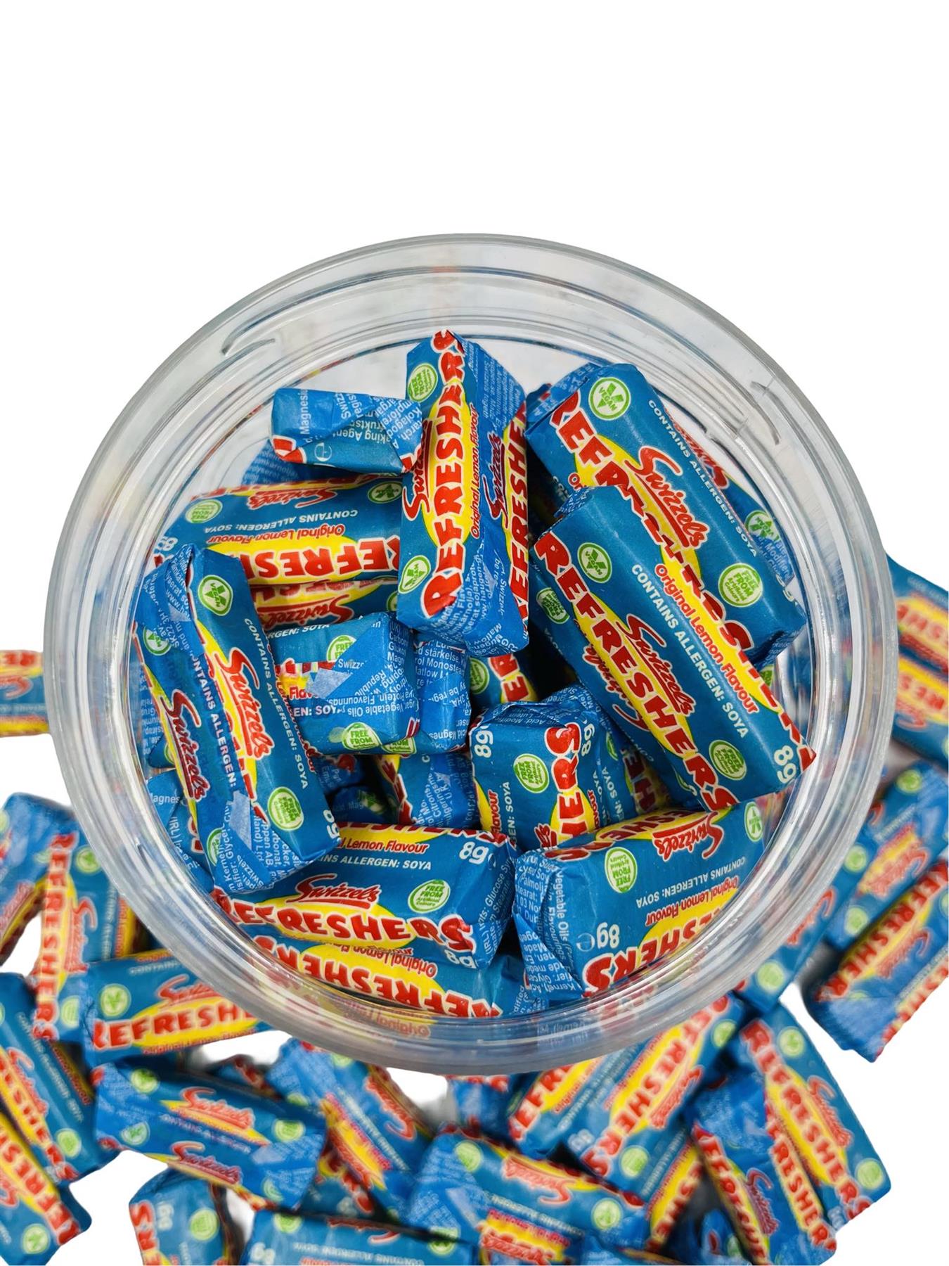 Simway Sweets Jar 775g - Swizzels Refreshers - Individually Wrapped Sweets - Approximately 66 Pieces