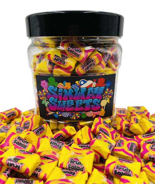 Simway Sweets Jar 785g - Fruit Salad Chews - Individually Wrapped - Approximately 150 Pieces
