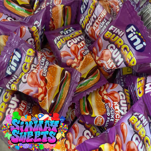 Fini Burger Gums (Choose Amount) Individually Wrapped