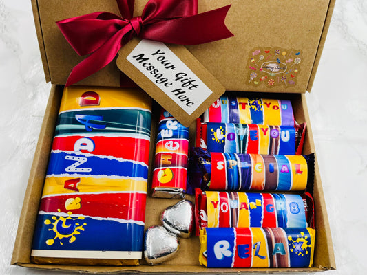 Fun Fathers Day Novelty Chocolate Wrapper Gift Box - Grandad