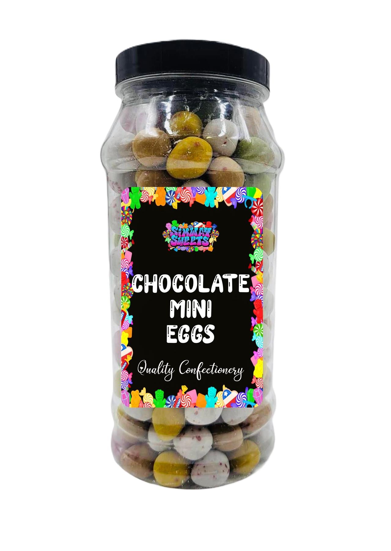 Chocolate Mini Eggs Sweet Gift Jar - 760g