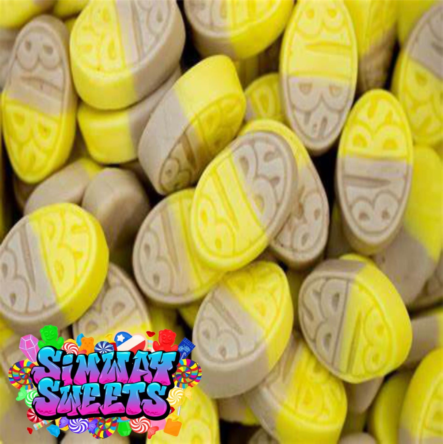 Bubs Banana and Caramel Foam Sweets