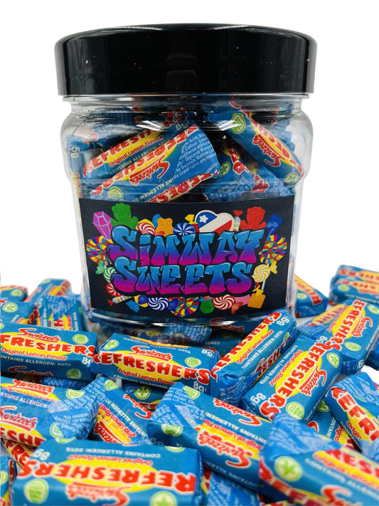 Simway Sweets Jar 775g - Swizzels Refreshers - Individually Wrapped Sweets - Approximately 66 Pieces