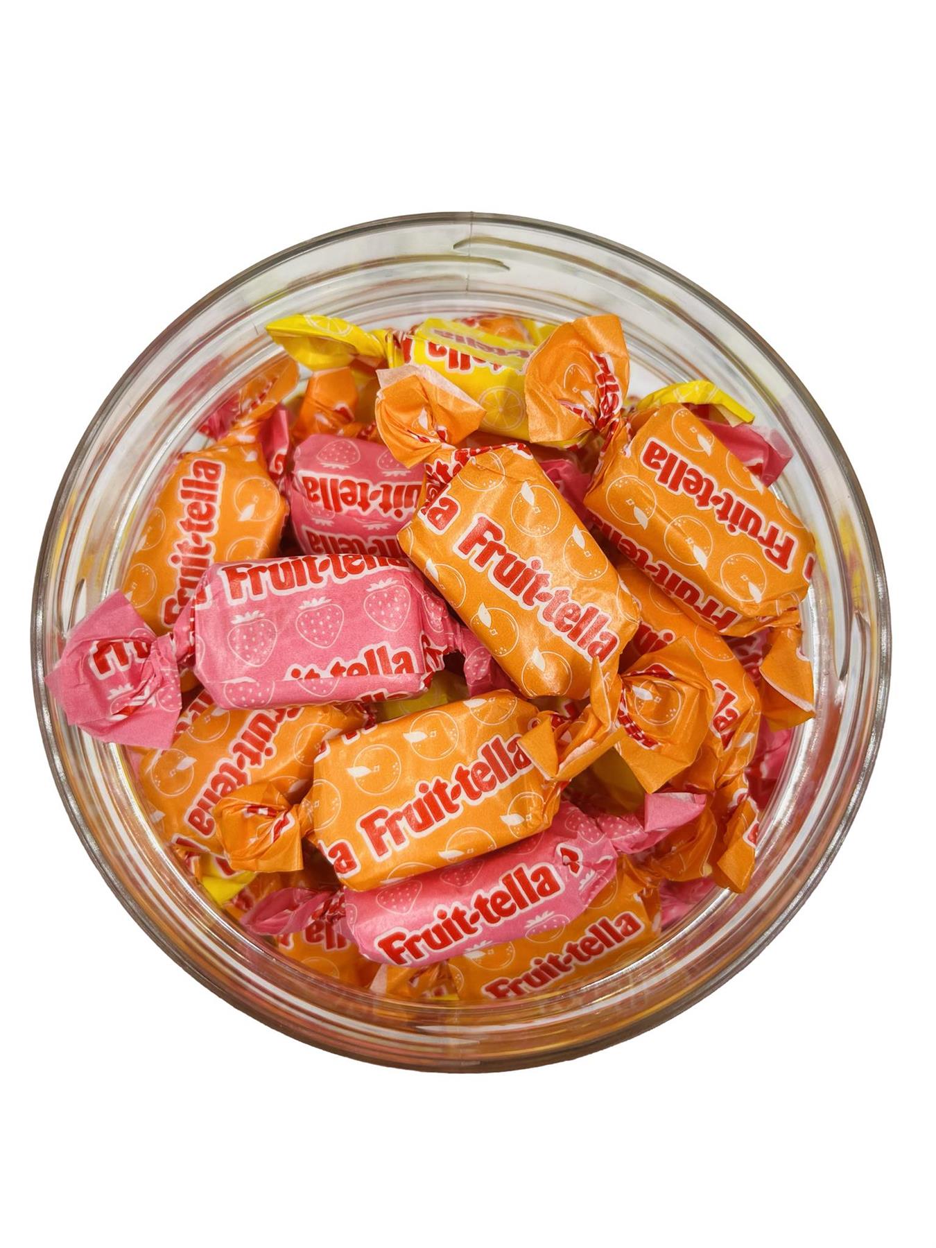 Simway Sweets Jar 625g - Fruitella Juicy Chews - Individually Wrapped Sweets - Approximately 85 Pieces