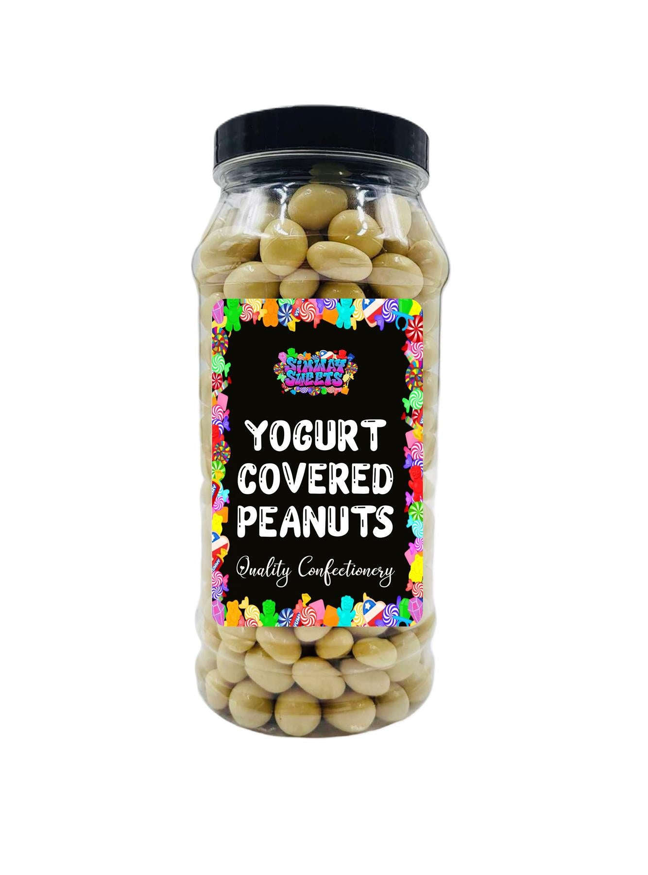 Yogurt Covered Peanuts Retro Sweets Gift Jar - 750g