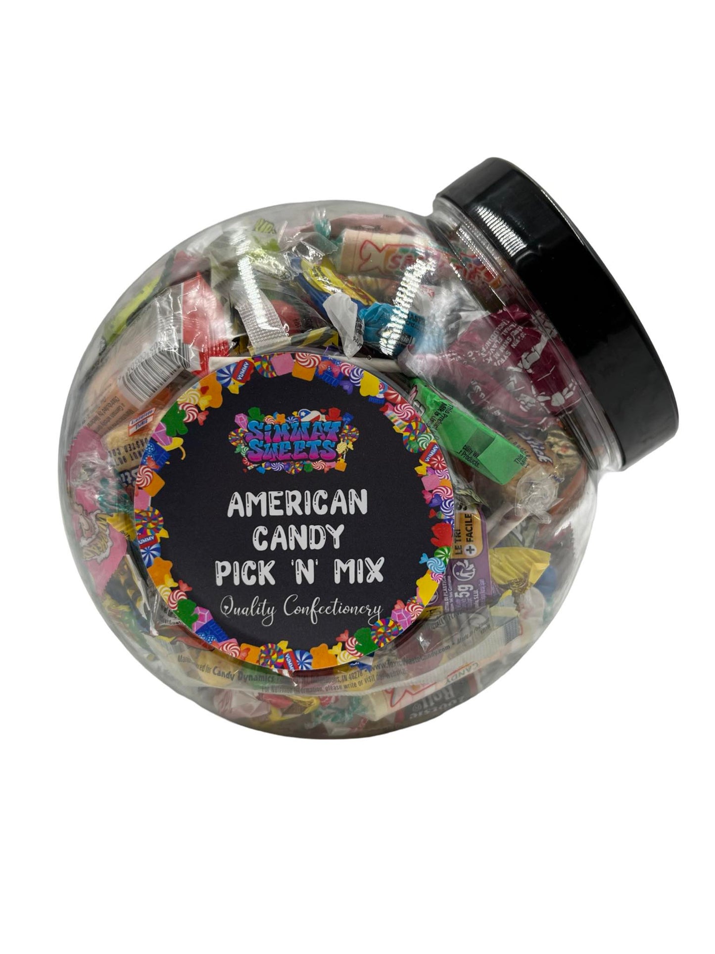 American Sweet Jar 200 Pieces Hamper Gift USA Candies Pinata Sweets