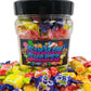 Simway Sweets Jar 725g - Assorted Fruit Chews - Individually Wrapped Sweets - Approximately 82 Pieces
