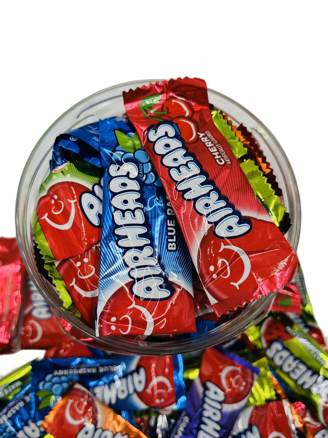 Simway Sweets Jar 720g - Mini Airheads - Individually Wrapped American Sweets - Approximately 56 Pieces