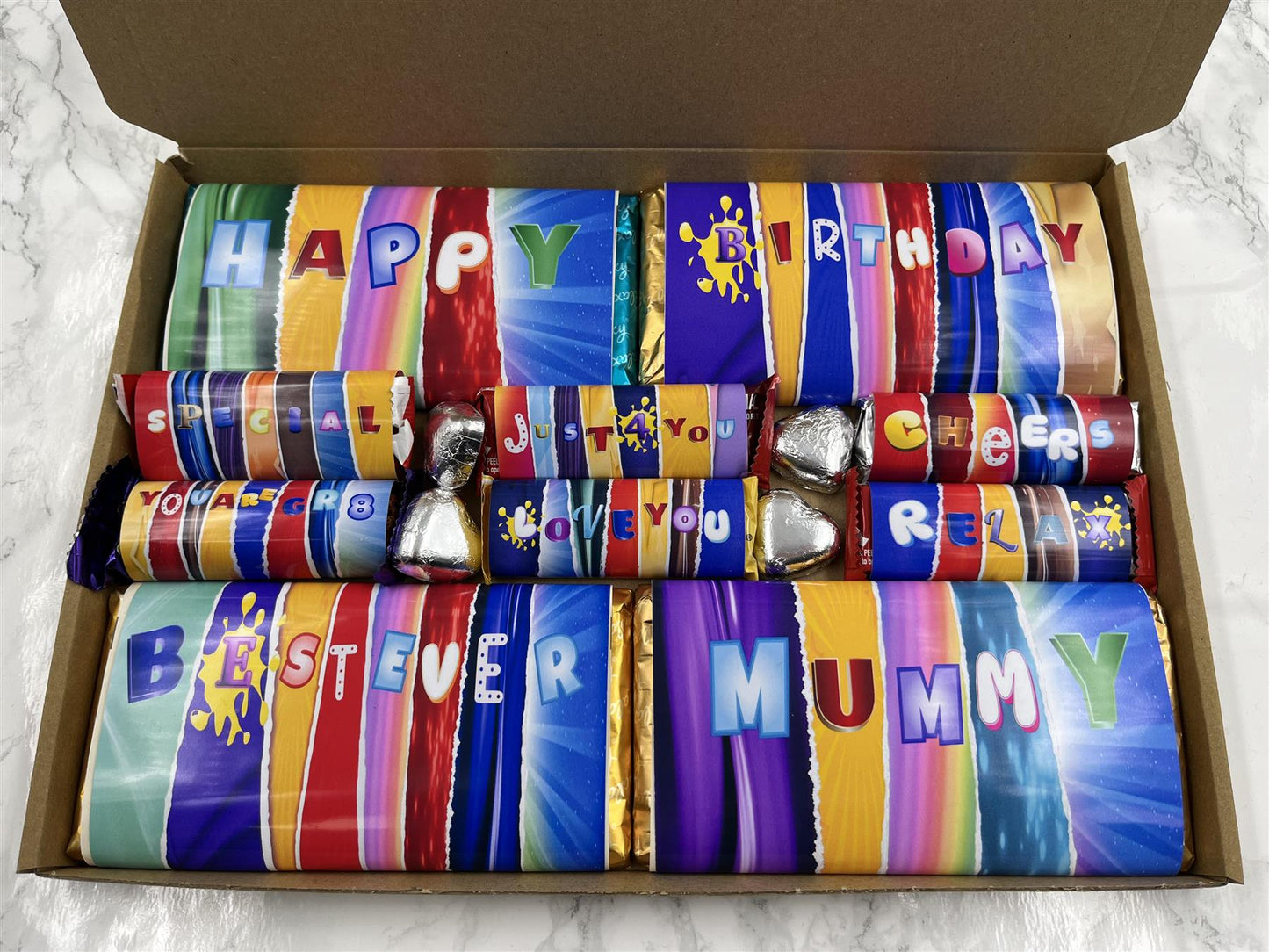 Fun Novelty Birthday Chocolate Wrapper Gift Box - Mummy