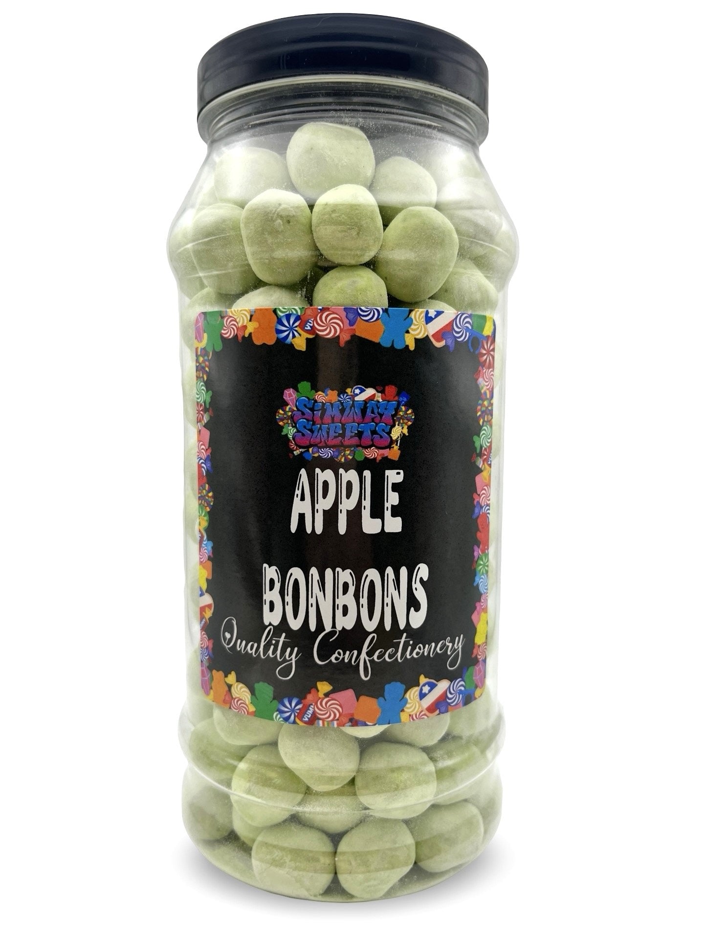 Apple Flavour Bon Bons Retro Sweets Bon Bons Gift Jar - 765g