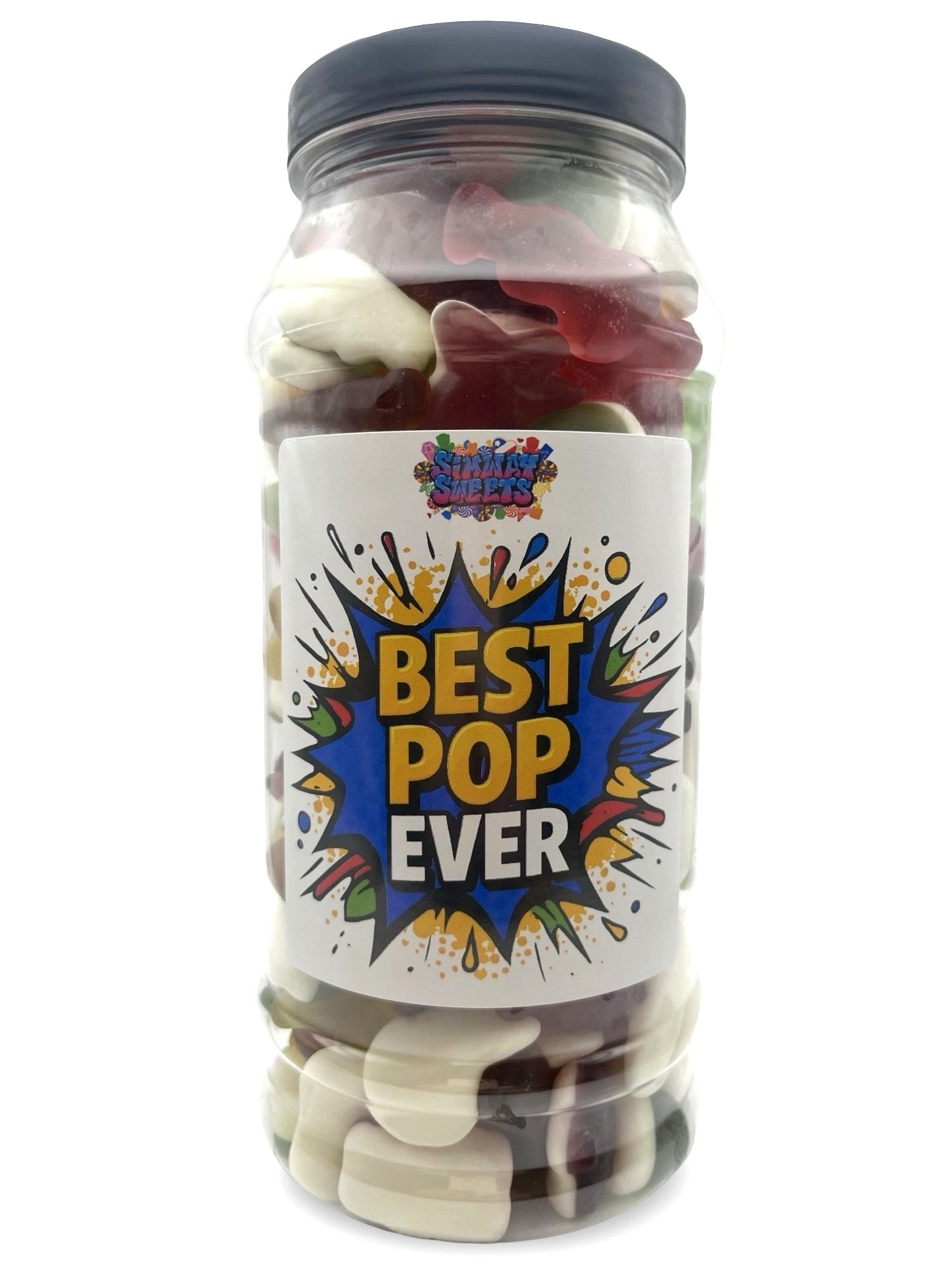Father's Day Sweet Jar CHOOSE YOUR DESIGN full of Jelly Pick n Mix - 840g
