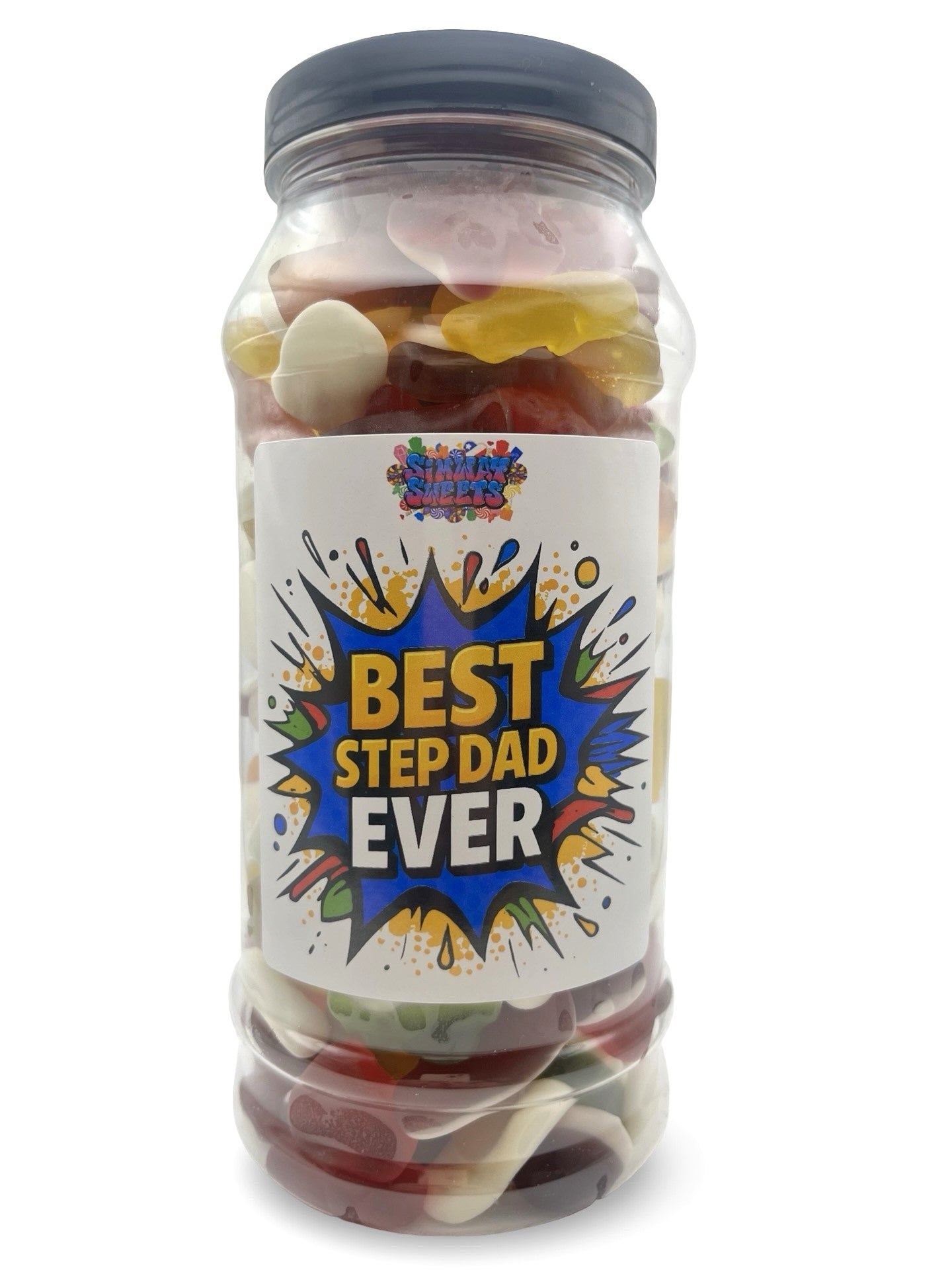 Father's Day Sweet Jar CHOOSE YOUR DESIGN full of Jelly Pick n Mix - 840g