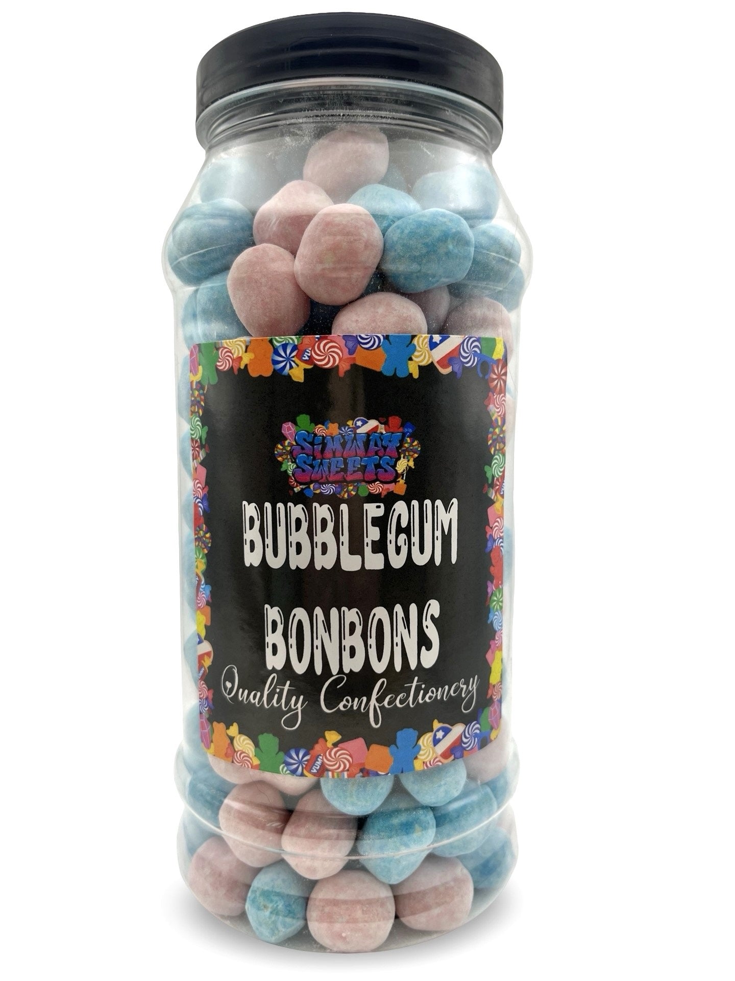 Bubblegum Flavour BonBons Retro Sweets Bon Bons Gift Jar - 760g