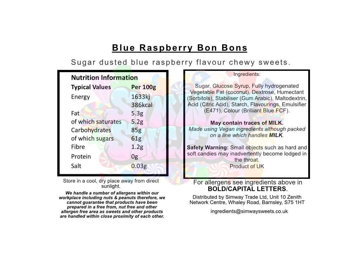 Bon Bons - Blue Raspberry