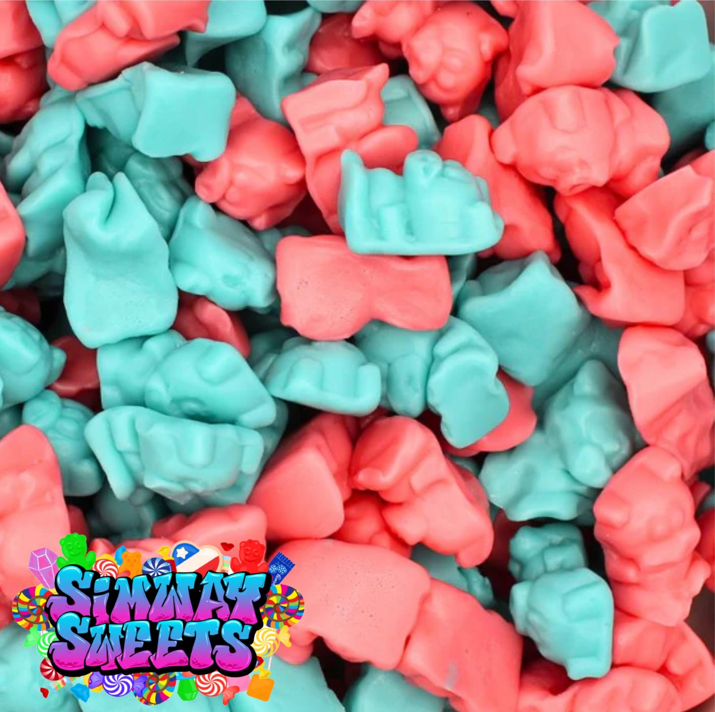 Bubblegum Pigs Sweet Gift Jar - 800g