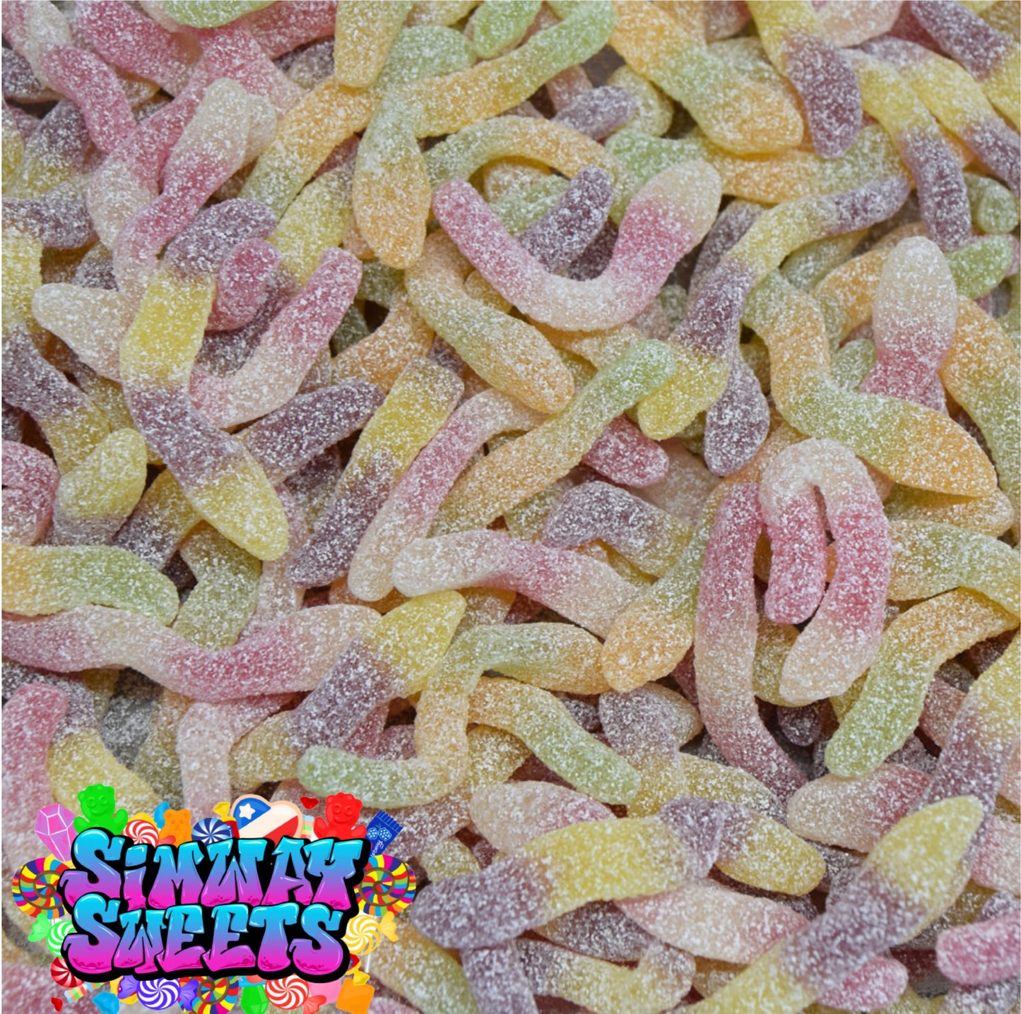Fizzy Snakes Retro Sweets Gift Jar - 570g