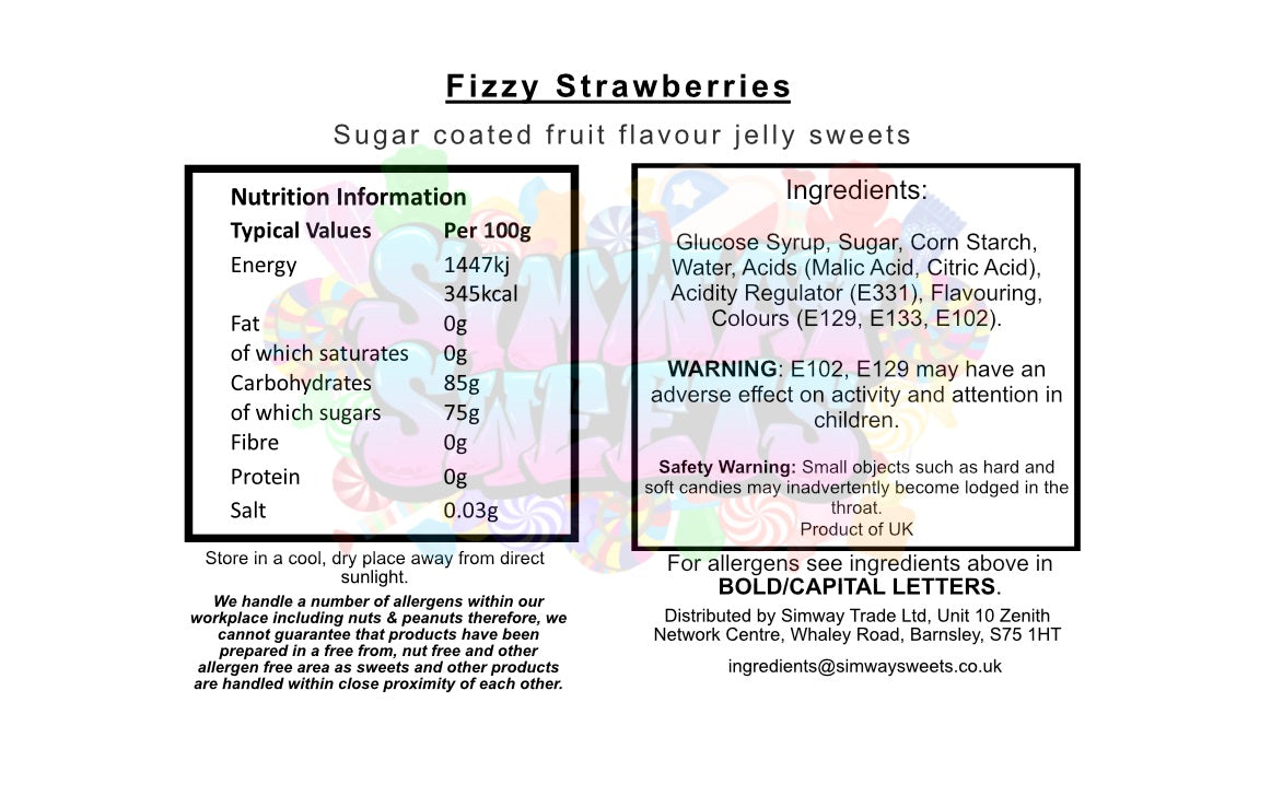 Fizzy Strawberries