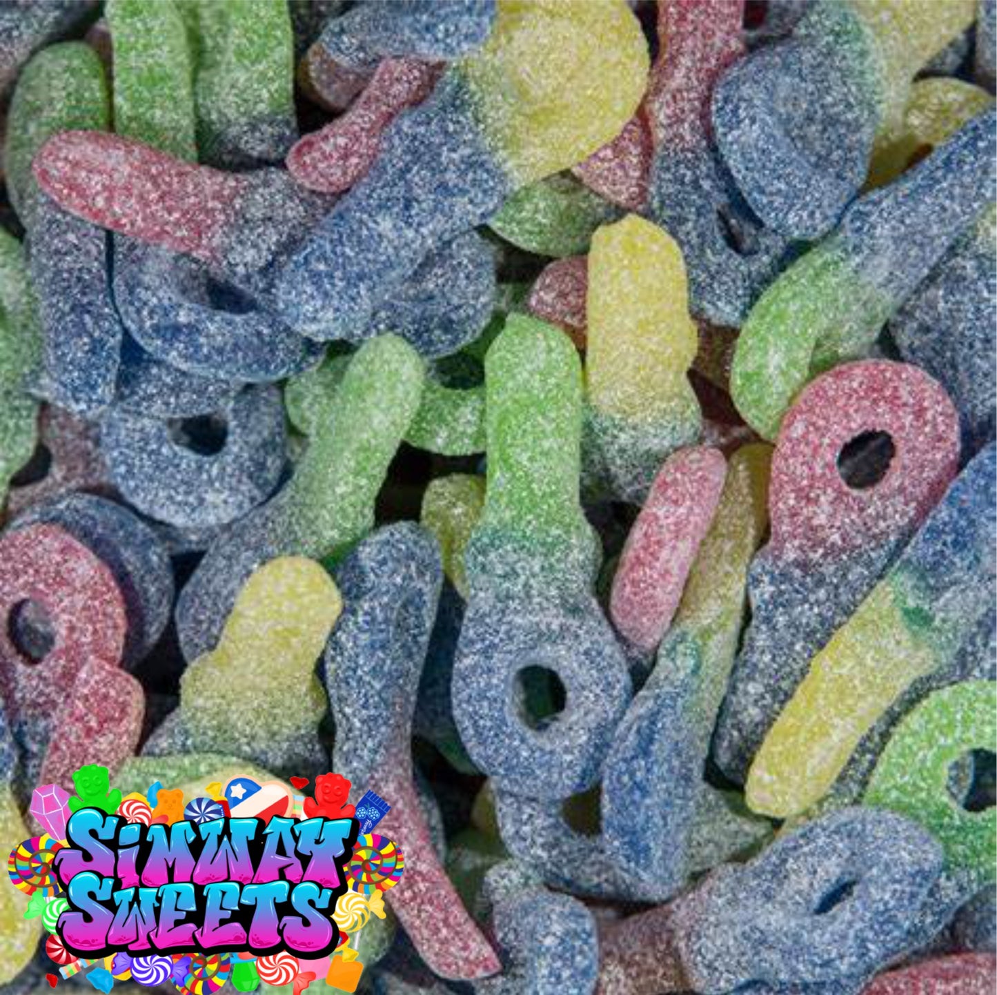 Fizzy Tongue Painting Dummies Retro Sweets Gift Jar - 560g