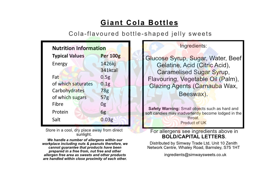Giant Cola Bottles