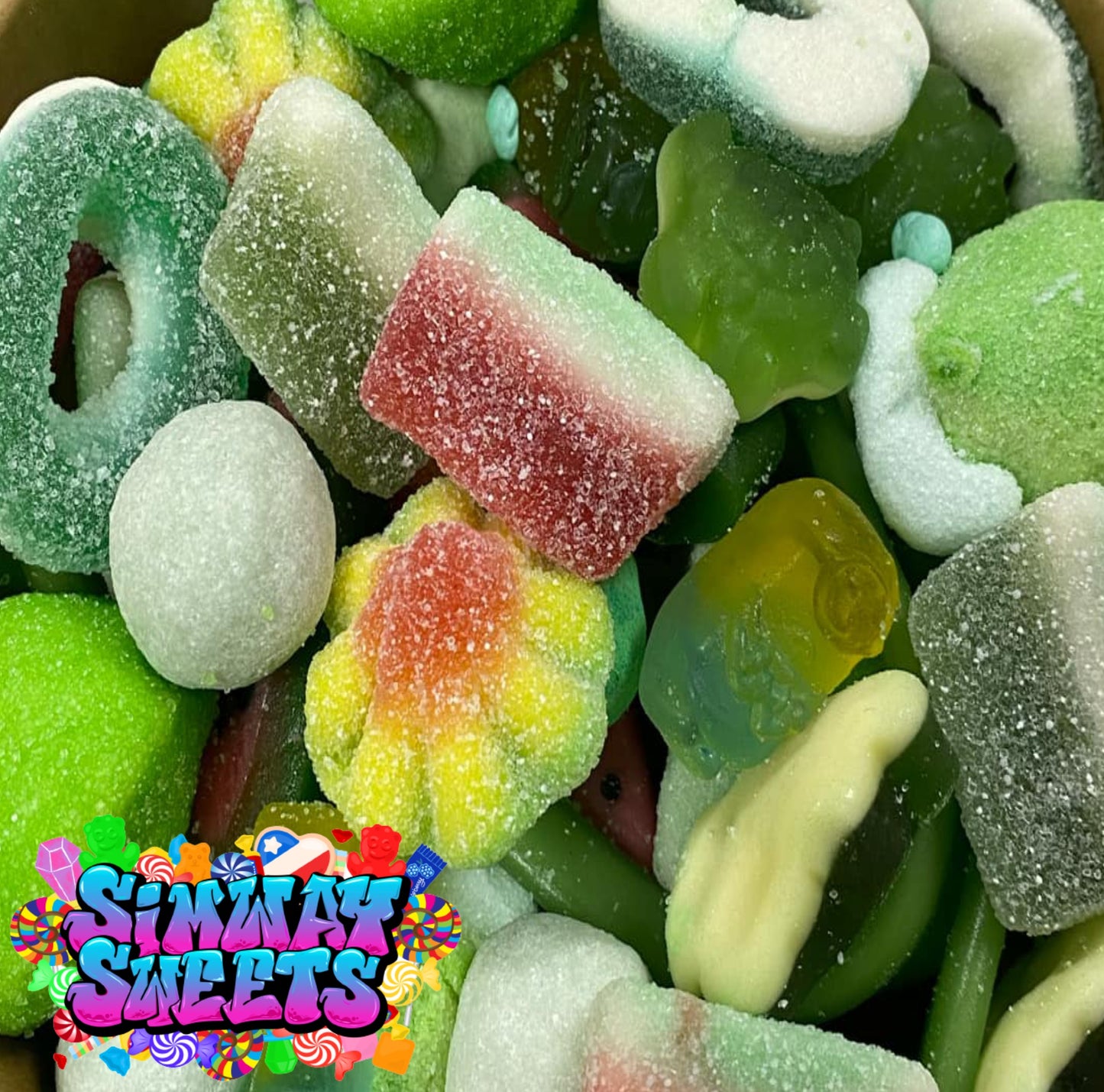 Simway Sweets Glorious Green Mix
