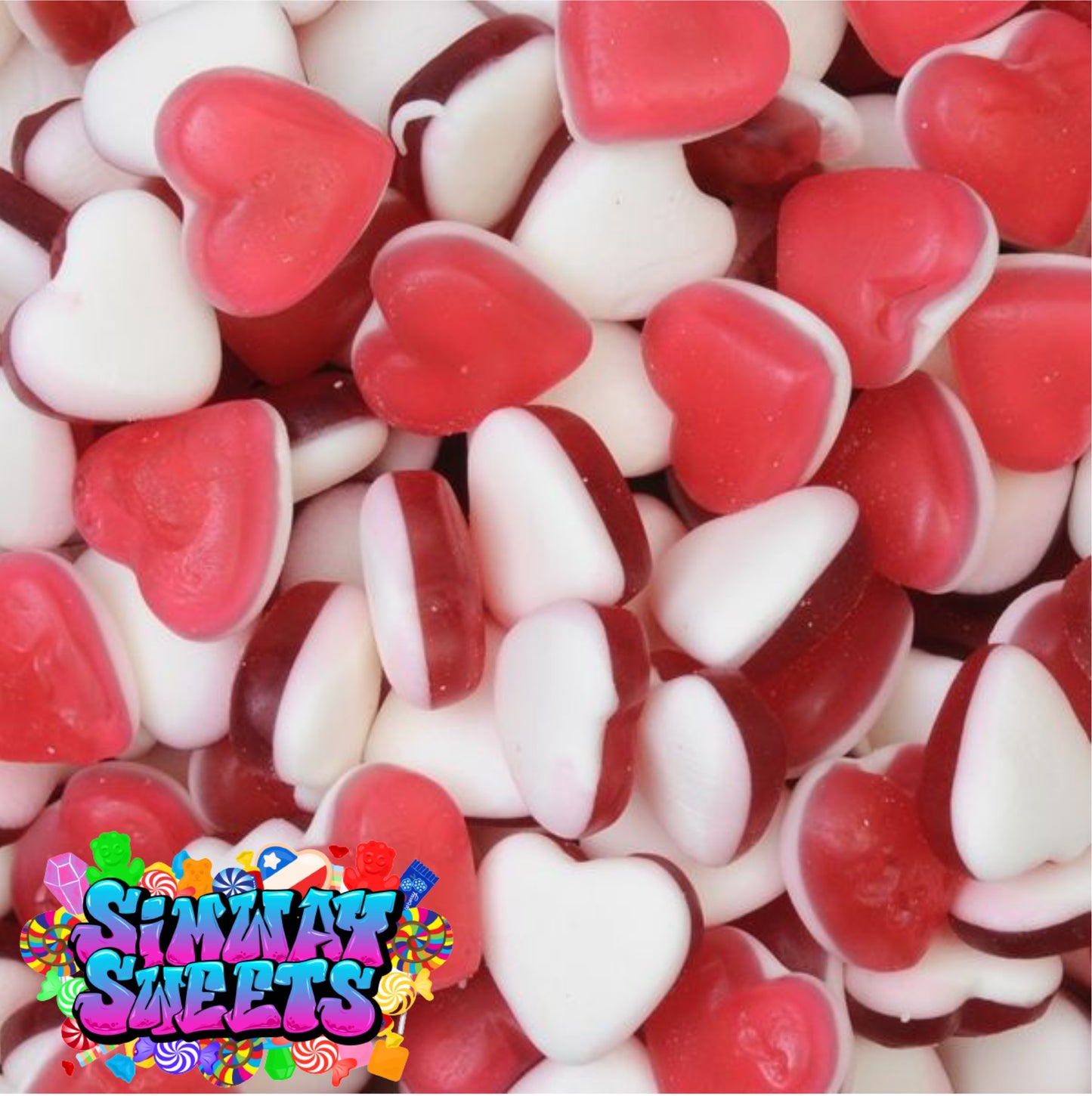 Haribo Heart Throb Gummy Foam Sweets Retro Sweets Gift Jar - 800g