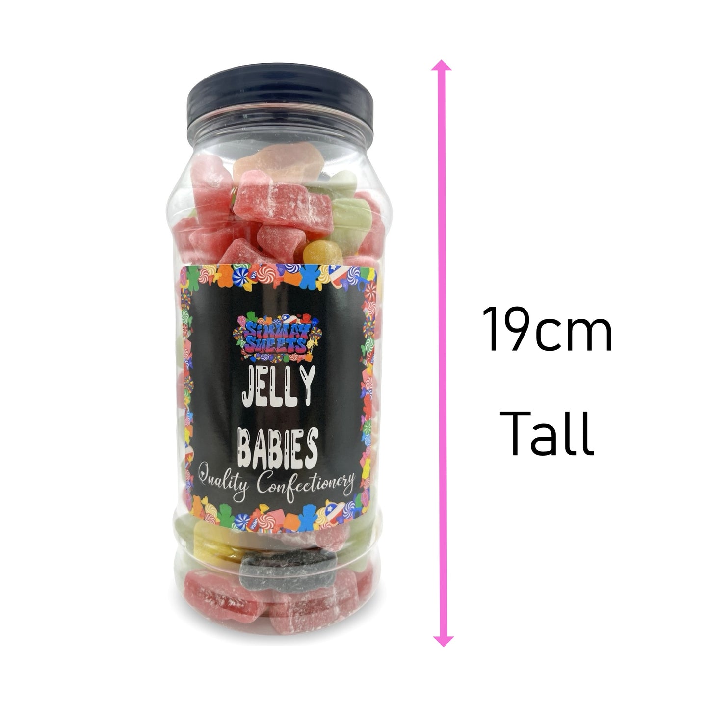 Jelly Babies Sweet Gift Jar - 680g
