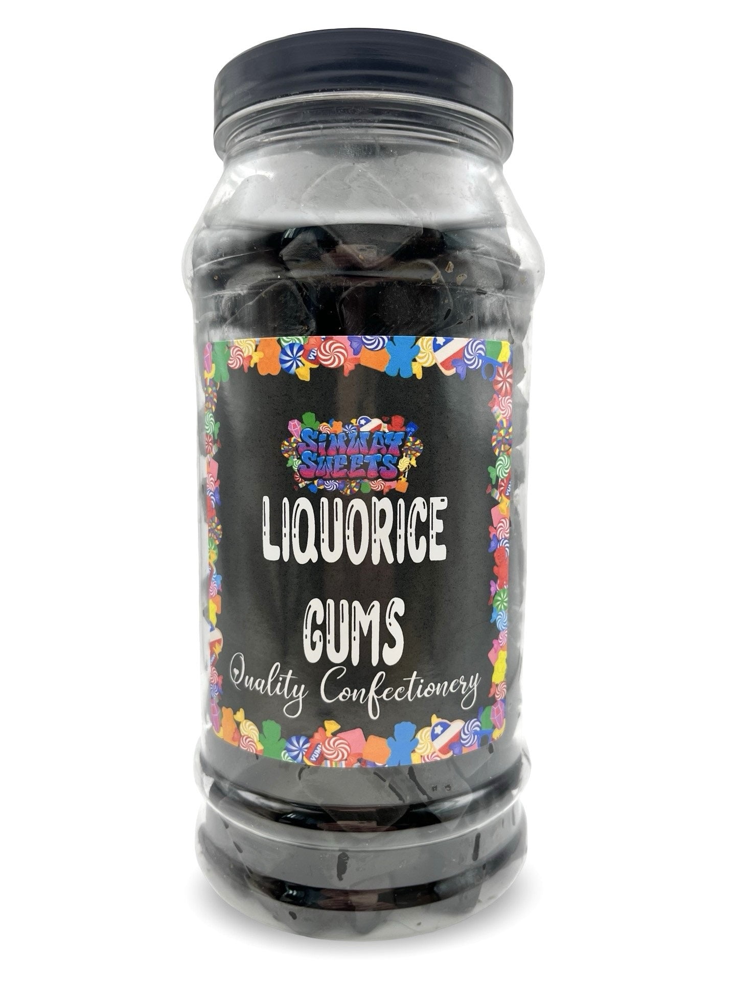 Traditional Lion Liquorice Gums Retro Sweets Gift Jar - 770g