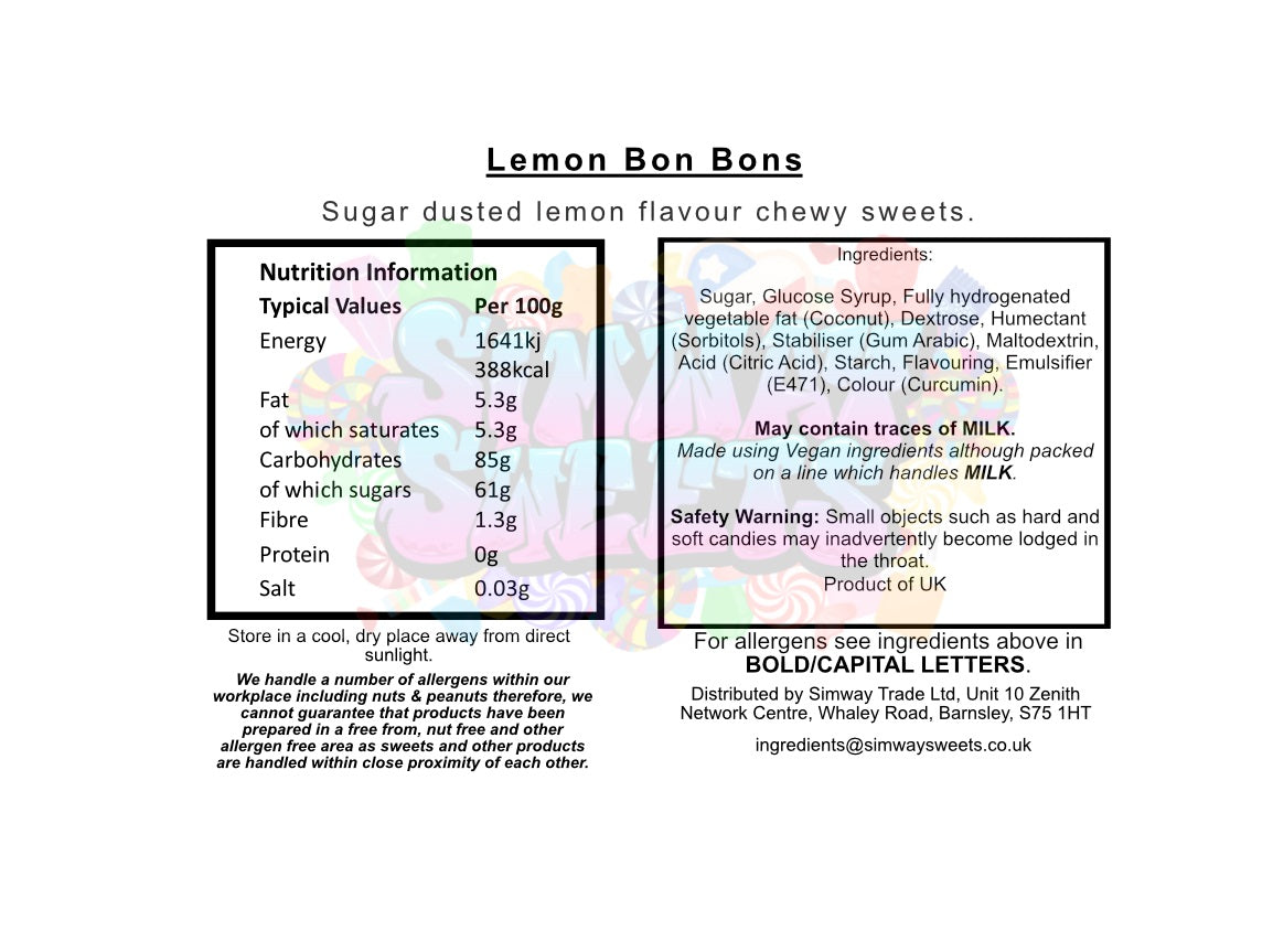 Bon Bons - Lemon