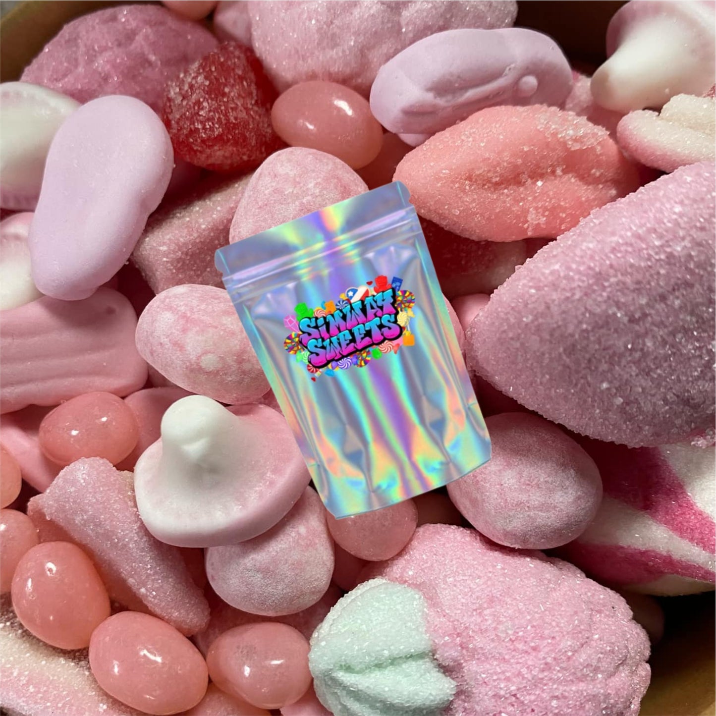 Simway Sweets Pretty In Pink Pick N Mix Bag - 1KG