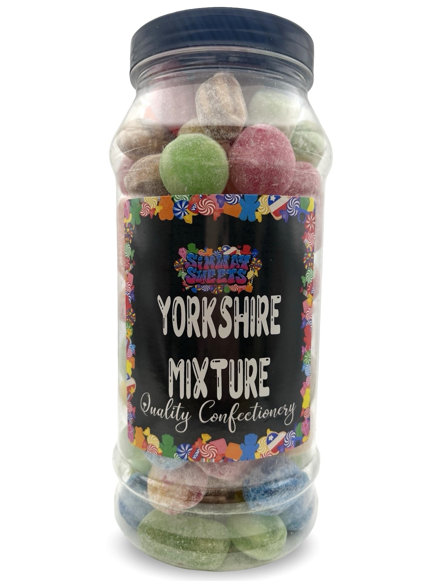 Yorkshire Mixture Hard Boiled Retro Sweets Gift Jar - 780g
