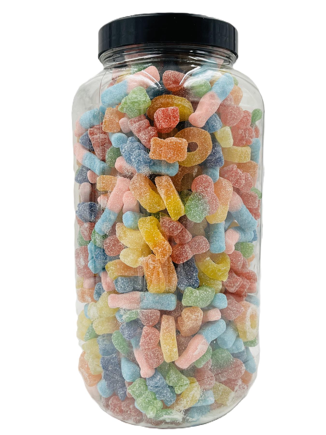 Simway Sweets Fun Fizzies Mix Sweet Gift Huge Mega 3KG Candy Jar