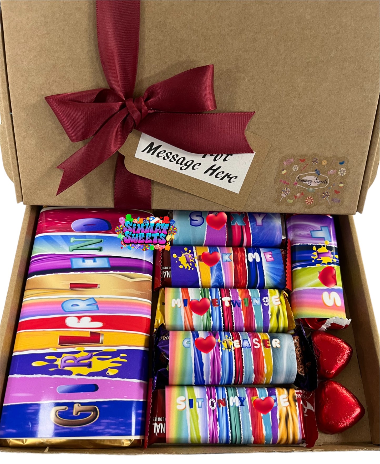 Valentines Gift For Her Rude Novelty Adult Chocolate Box