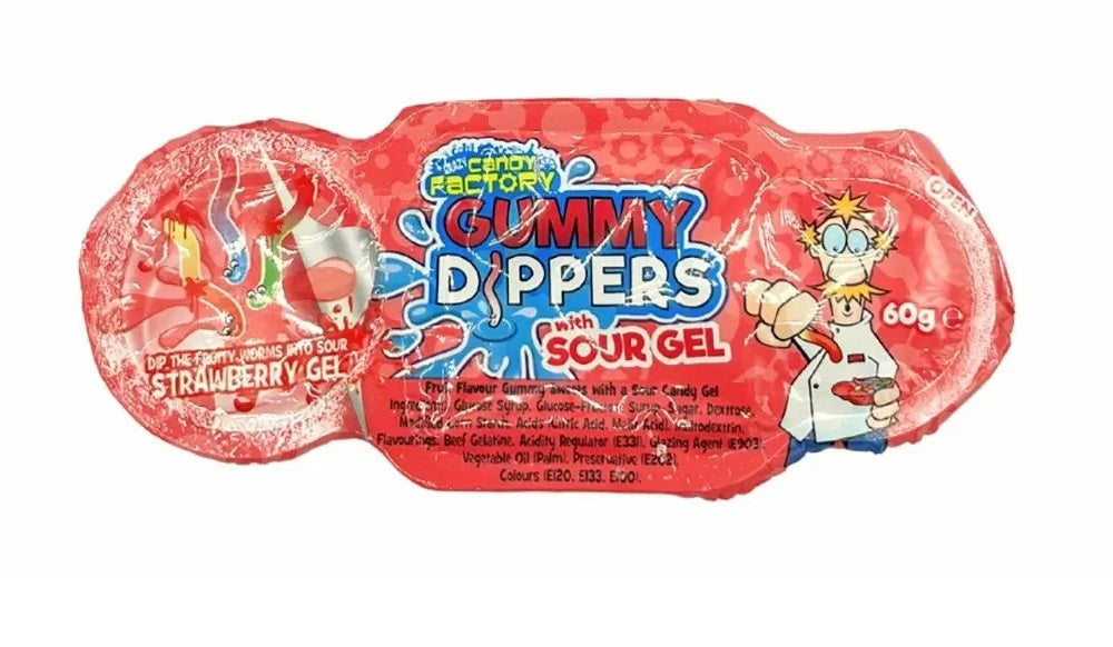 Crazy Candy Factory Gummy Dippers 60g