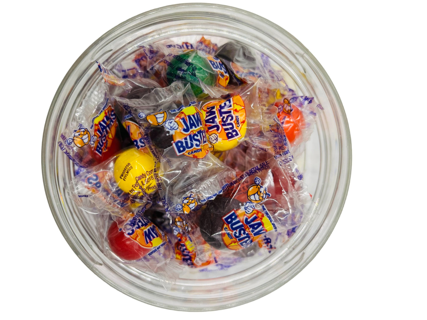 Simway Sweets Jar 590g - Jaw Busters Candy - Individually Wrapped American Sweets - Approximately 88 Pieces