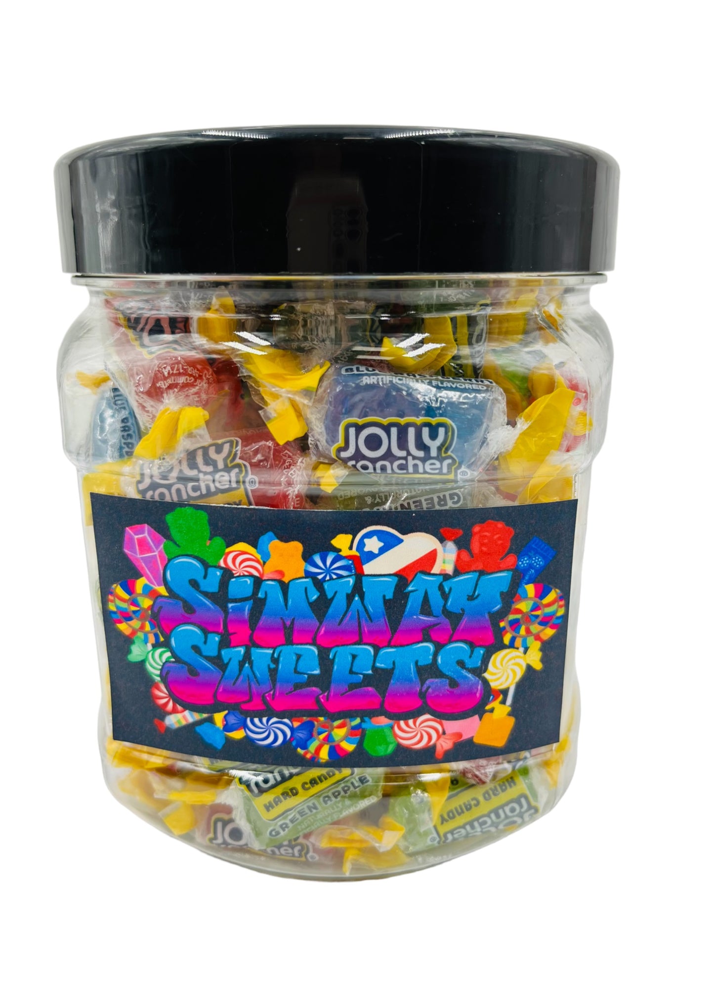 Simway Sweets Jar 775g - Jolly Ranchers - Individually Wrapped American Sweets - Approximately 110 Pieces