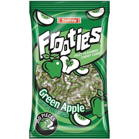 Tootsie Frooties 360 Piece Bag - Green Apple