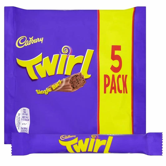 Twirl Bars (5 Pack) 107g