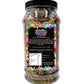 Fizzy Rainbow Belts Bites Retro Sweets Gift Jar - 615g
