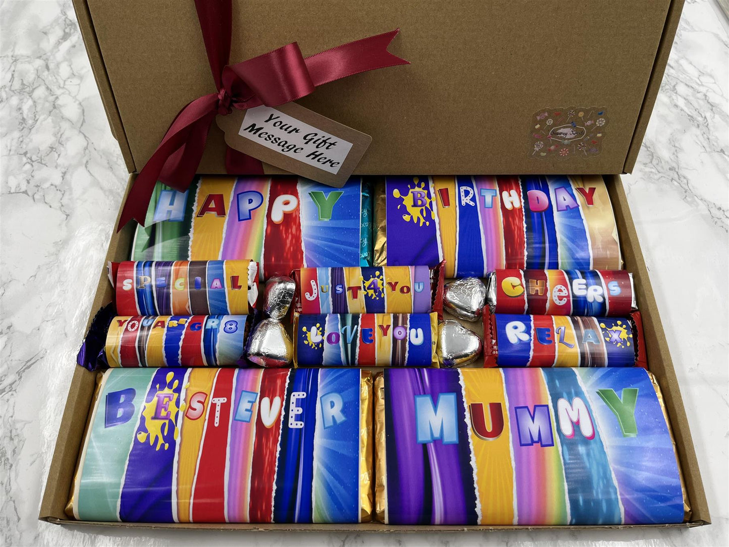 Fun Novelty Birthday Chocolate Wrapper Gift Box - Mummy