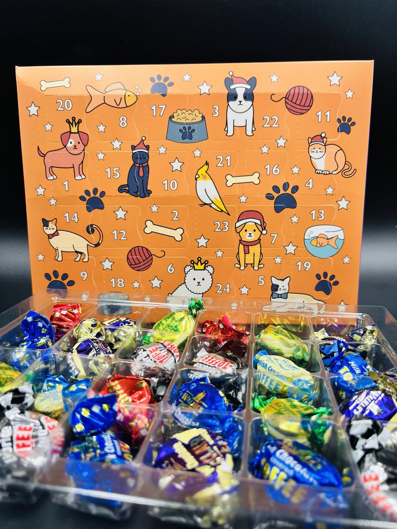 Simway Sweets Toffees, Eclairs & Liquorice Christmas Advent Calendar 2