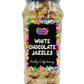 White Chocolate Jazzies Snowies Retro Sweets Gift Jar - 605g