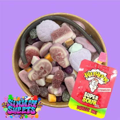 Violet Candy Salad - With Gel
