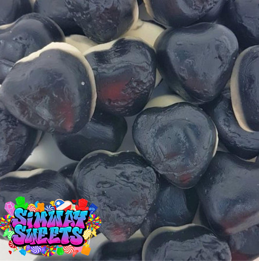 Black Liquorice Hearts Pick N Mix