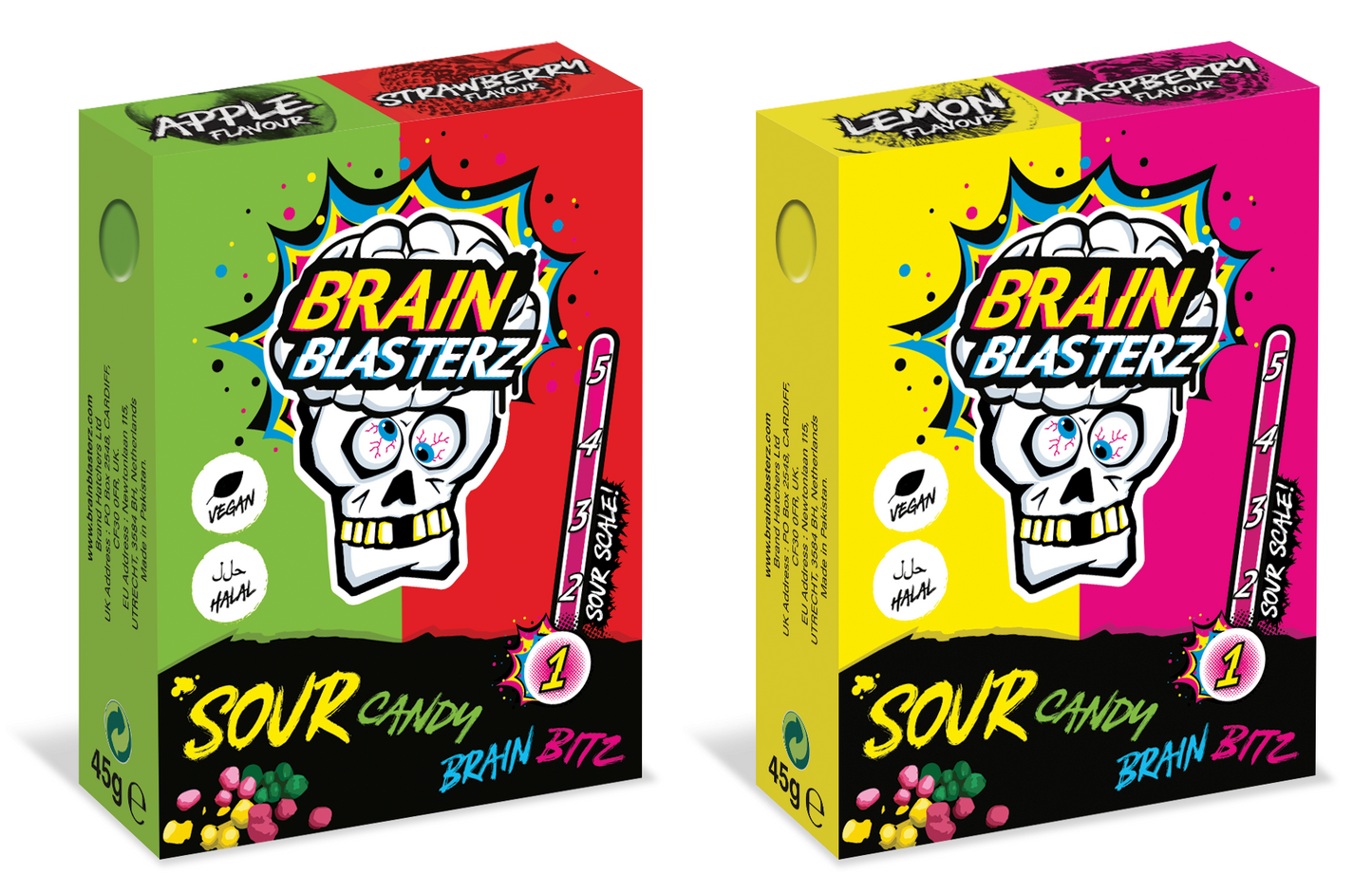 Brain Blasterz Sour Candy Bitz - 45g