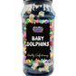 Baby Dolphins Jelly Gummy Retro Sweets Gift Jar - 655g