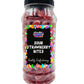 Sour Strawberry Pencil Bites Sweets Gummy Jelly Retro Sweets Gift Jar - 645g