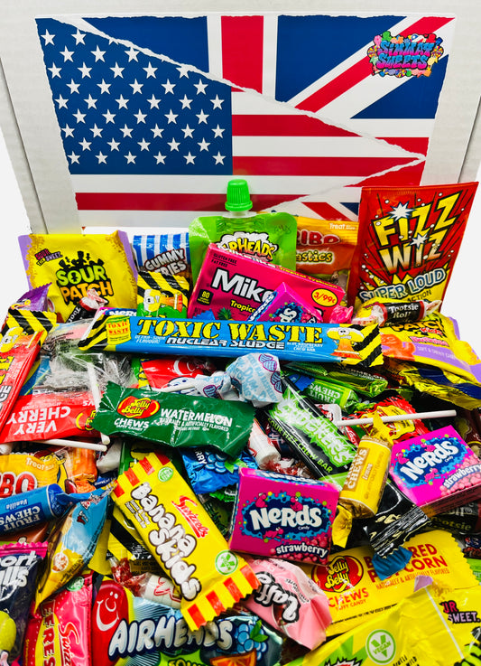 100 Piece American & British Retro Candy Mix