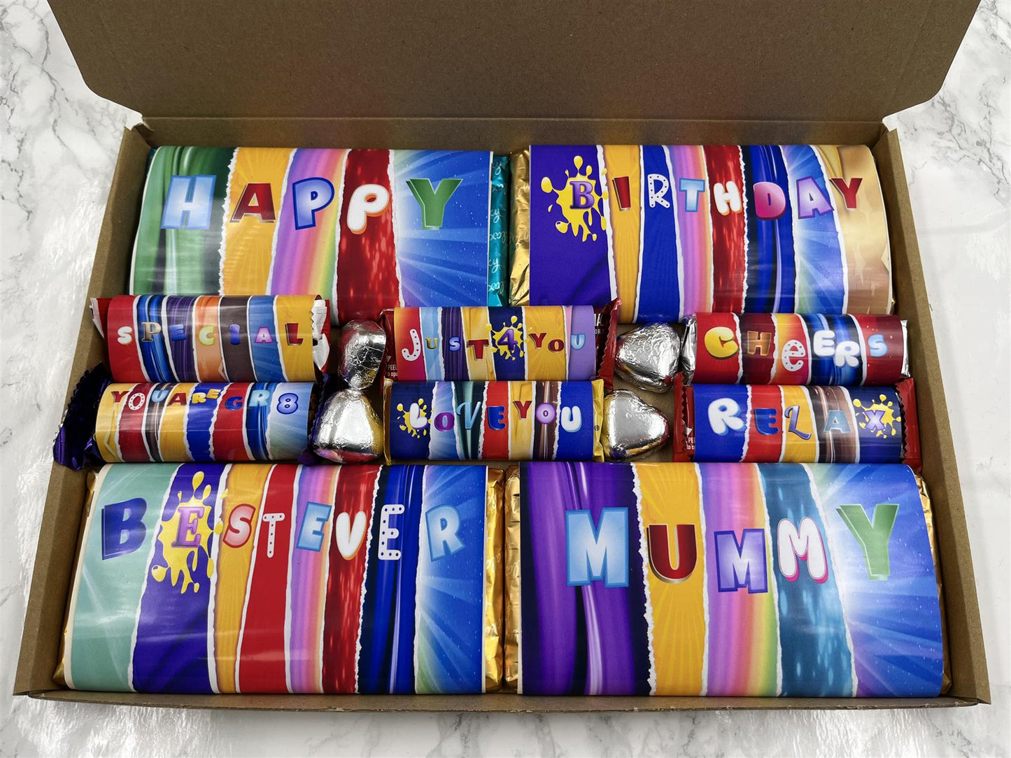 Fun Novelty Birthday Chocolate Wrapper Gift Box - Mummy