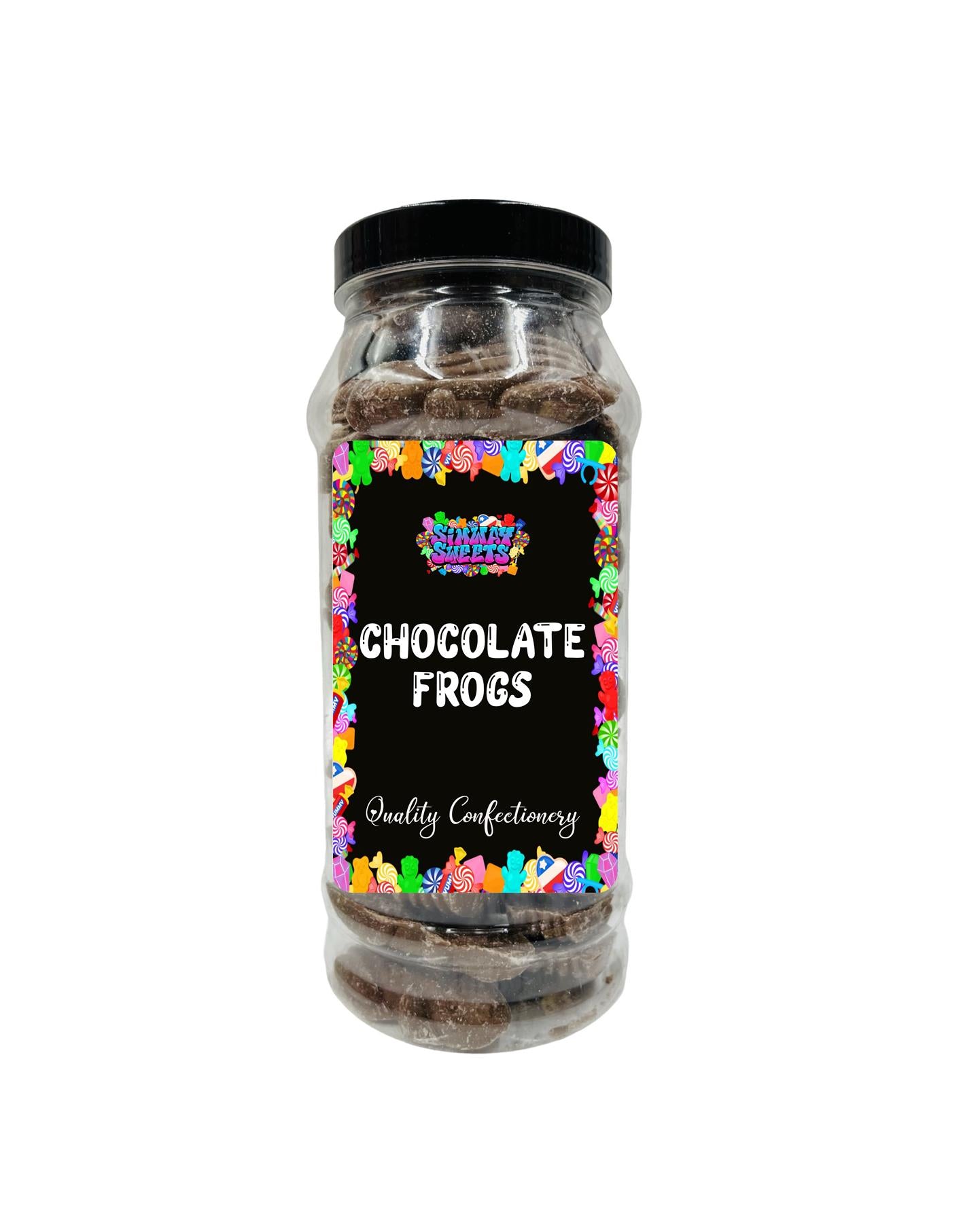 Milk Chocolate Frogs Retro Sweets Gift Jar - 555g