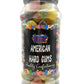 American Hard Gums Retro Fruit Flavour Sweets Gift Jar - 785g